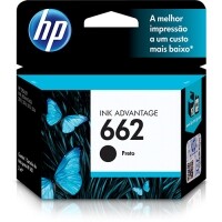 Cartucho de Tinta HP 662 Preto - CZ103AB Cartucho de Tinta HP 662 Preto - CZ103AB
