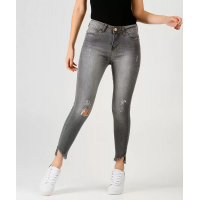 Calça Jeans Skinny Feminina Puídos - Marisa Calça Jeans Skinny Feminina Puídos - Marisa