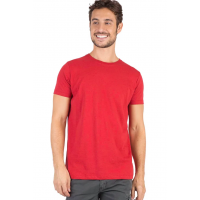 T-Shirt Básica Mescla Comfort Vermelho - Taco T-Shirt Básica Mescla Comfort Vermelho - Taco