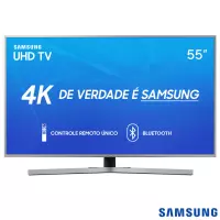 Smart TV 4K Samsung LED UHD 55” Controle Remoto e Wi-Fi - 55RU7450 Smart TV 4K Samsung LED UHD 55” Controle Remoto e Wi-Fi - 55RU7450