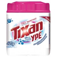 Tira Manchas Pó Tixan Ypê Sem Cloro Para Roupas Brancas 420G Tira Manchas Pó Tixan Ypê Sem Cloro Para Roupas Brancas 420G