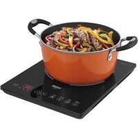 Cooktop de Indução 1 Boca Philco Preto Smart Chef Preto Cooktop de Indução 1 Boca Philco Preto Smart Chef Preto