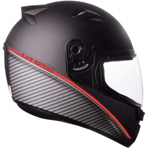 Capacete Ebf Spark Black Edition 60/Preto Fosco/Vermelho Capacete Ebf Spark Black Edition 60/Preto Fosco/Vermelho