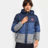 Jaqueta Fatal Puffer Tricolor Masculina - Tam P Jaqueta Fatal Puffer Tricolor Masculina - Tam P
