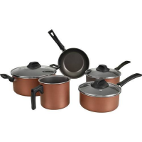 Conjunto De Panelas Antiaderente Cobre 5 Peças - La Cuisine Conjunto De Panelas Antiaderente Cobre 5 Peças - La Cuisine