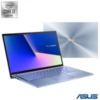 Notebook Asus, Intel Core i7 10510U, 8 GB, 256 GB, Tela de 14, Azul Claro Metálico, ZenBook 14 - UX431FA-AN203T Notebook Asus, Intel Core i7 10510U, 8 GB, 256 GB, Tela de 14, Azul Claro Metálico, ZenBook 14 - UX431FA-AN203T