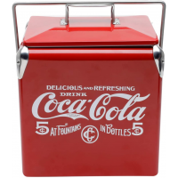 Cooler Aço Inox Coca-Cola Delicious Drink Vermelho 29,5X23,5X35,5 Cm 13 Litros Cooler Aço Inox Coca-Cola Delicious Drink Vermelho 29,5X23,5X35,5 Cm 13 Litros