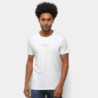 Camiseta Colcci Respect Masculina - Areia Camiseta Colcci Respect Masculina - Areia