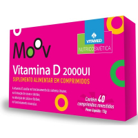 Vitamina D 2000ui Moov 40 Comprimidos Vitamina D 2000ui Moov 40 Comprimidos
