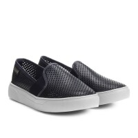 Slip On Couro Dumond Perfuros Elástico - Feminino Slip On Couro Dumond Perfuros Elástico - Feminino