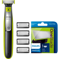 Oneblade Philips com 4 Pentes QP2530/20 + Lâmina Oneblade QP21050 Philips Oneblade Philips com 4 Pentes QP2530/20 + Lâmina Oneblade QP21050 Philips
