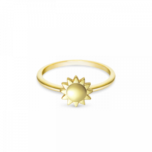 Anel Life Sol Com Banho Ouro Amarelo - Vivara Anel Life Sol Com Banho Ouro Amarelo - Vivara