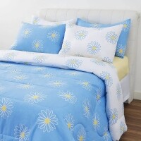 Enxoval De Cama Casal Margaridão 7 Peças 100% Algodão - Casa & Conforto Enxoval De Cama Casal Margaridão 7 Peças 100% Algodão - Casa & Conforto
