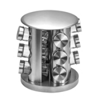 Porta Condimentos Euro Home 12 Peças Com Suporte Inox Porta Condimentos Euro Home 12 Peças Com Suporte Inox