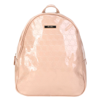 Mochila Via Uno Eco Verniz Feminina - Nude Mochila Via Uno Eco Verniz Feminina - Nude
