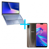 Notebook Asus Zenbook 14 UX431FA-AN203T + Smartphone Asus Zenfone Max Pro (M2) 4GB/64GB Notebook Asus Zenbook 14 UX431FA-AN203T + Smartphone Asus Zenfone Max Pro (M2) 4GB/64GB