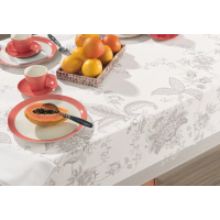 Toalha de mesa Quadrada Karsten 4 lugares Antiformiga Kiara Toalha de mesa Quadrada Karsten 4 lugares Antiformiga Kiara