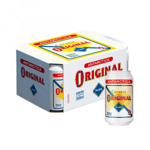 Cerveja Antarctica Original 350ml Pack (12 Unidades) Cerveja Antarctica Original 350ml Pack (12 Unidades)