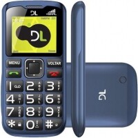 Celular DL YC-120 Tela 1.77´ Rádio FM Função SOS Dual Chip Desbloqueado - Azul Celular DL YC-120 Tela 1.77´ Rádio FM Função SOS Dual Chip Desbloqueado - Azul