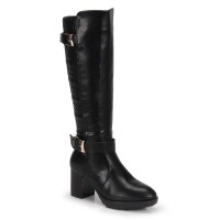 Bota Salto Grosso Mooncity Matelassê Bota Salto Grosso Mooncity Matelassê