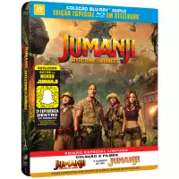 Blu-ray Steelbook Jumanji + Jumanji: Bem-Vindo A Selva - 2 Discos Blu-ray Steelbook Jumanji + Jumanji: Bem-Vindo A Selva - 2 Discos
