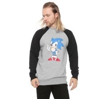 Moletom Fechado Tectoy Sonic Classic Position Moletom Fechado Tectoy Sonic Classic Position
