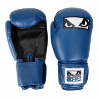 Luva de Boxe/Muay Thai Bad Boy com Logo - Azul e Preto Luva de Boxe/Muay Thai Bad Boy com Logo - Azul e Preto
