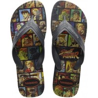 Chinelo Havaianas Top Max Street Fight Masculino Cinza Aco Chinelo Havaianas Top Max Street Fight Masculino Cinza Aco