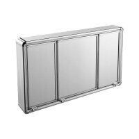 Espelheira Para Banheiro Astra LBP14/S 3 Portas 73x45cm Alumínio Espelheira Para Banheiro Astra LBP14/S 3 Portas 73x45cm Alumínio