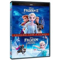 DVD Frozen: Coleção 2 Filmes - Duplo DVD Frozen: Coleção 2 Filmes - Duplo