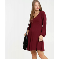Vestido Feminino Vazado Manga Longa Tam PP Vestido Feminino Vazado Manga Longa Tam PP