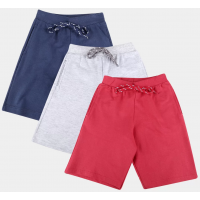 Kit Bermuda Bebê Candy Kids Moletinho Masculino - 3 Peças - Infantil Kit Bermuda Bebê Candy Kids Moletinho Masculino - 3 Peças - Infantil