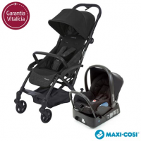 Carrinho de Bebê Travel System Laika Preto - Maxi-Cosi Carrinho de Bebê Travel System Laika Preto - Maxi-Cosi