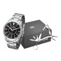 Relógio Masculino Mondaine Analógico 99138G0MVNE1K1 - Prata + Alicate Relógio Masculino Mondaine Analógico 99138G0MVNE1K1 - Prata + Alicate