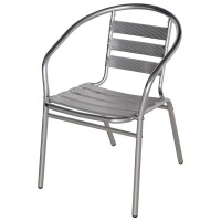 Cadeira De Jardim Com Estrutura De Alumínio Prata 9017 Mor Cadeira De Jardim Com Estrutura De Alumínio Prata 9017 Mor