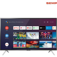 Smart TV Android 43 Semp 43S5300 Full HD com Conversor Digital Wi-Fi 1 USB 2 HDMI Smart TV Android 43 Semp 43S5300 Full HD com Conversor Digital Wi-Fi 1 USB 2 HDMI