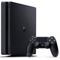 Console Sony Playstation 4 Slim 1TB + Controle Dual Shock Preto Console Sony Playstation 4 Slim 1TB + Controle Dual Shock Preto