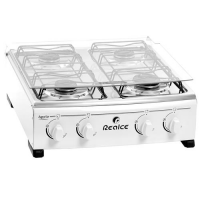 Fogao de Mesa Apolo 4 Bocas com Tampo de Vidro Realce Fogao de Mesa Apolo 4 Bocas com Tampo de Vidro Realce