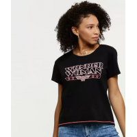 Blusa Feminina Estampa Mulher Maravilha Neon Liga da Justiça Blusa Feminina Estampa Mulher Maravilha Neon Liga da Justiça