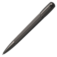 Caneta Hugo Boss Pure Matte Dark Chrome Cinza Esferográfica Caneta Hugo Boss Pure Matte Dark Chrome Cinza Esferográfica