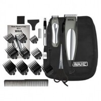 Kit Aparador de Cabelo e Pelos Wahl Clipper Deluxe Groom Pro 79305-3648 - Cinza Kit Aparador de Cabelo e Pelos Wahl Clipper Deluxe Groom Pro 79305-3648 - Cinza