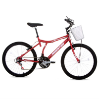 Bicicleta Aro 24 Houston Bristol Peak com 21 Marchas – Vermelho Bicicleta Aro 24 Houston Bristol Peak com 21 Marchas – Vermelho