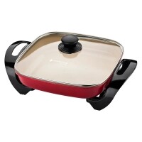 Panela Elétrica Cadence Ceramic Pro Multifuncional Vermelha Panela Elétrica Cadence Ceramic Pro Multifuncional Vermelha