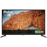 TV LED 39 Philco PTV39F61D HD com Conversor Digital Integrado 2 HDMI 2 USB Recepção Digital TV LED 39 Philco PTV39F61D HD com Conversor Digital Integrado 2 HDMI 2 USB Recepção Digital