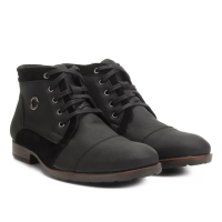 Bota Cano Curto Walkabout Stark Masculina - Preto Bota Cano Curto Walkabout Stark Masculina - Preto