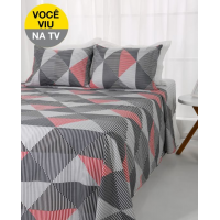 Jogo de Cama Queen Geométrico - Cama Jogo de Cama Queen Geométrico - Cama