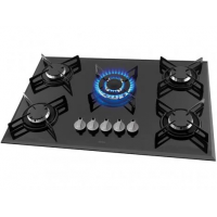 Cooktop 5 Bocas Philco Cook Chef 5 TC à Gás - GLP Preto Tripla-chama Cook Chef 5 TC Cooktop 5 Bocas Philco Cook Chef 5 TC à Gás - GLP Preto Tripla-chama Cook Chef 5 TC