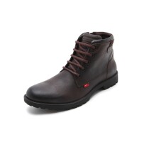 Bota Casual Couro Ferracini Recorte cor Marrom Bota Casual Couro Ferracini Recorte cor Marrom