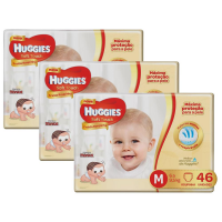 Fralda Huggies Turma da Mônica Soft Touch M - 138 Unidades Fralda Huggies Turma da Mônica Soft Touch M - 138 Unidades