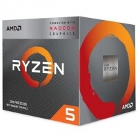 Processador AMD Ryzen 5 3400G Cache 4MB 3.7GHz (4.2GHz Max Turbo) AM4 - YD3400C5FHBOX Processador AMD Ryzen 5 3400G Cache 4MB 3.7GHz (4.2GHz Max Turbo) AM4 - YD3400C5FHBOX